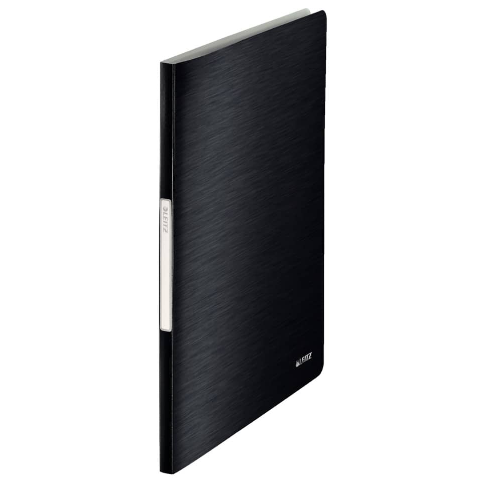 Sichtbuch Style, A4, PP, 20 Hüllen, satin schwarz LEITZ 39580094 LEITZ 3958-00-94  PP 20Hüllen