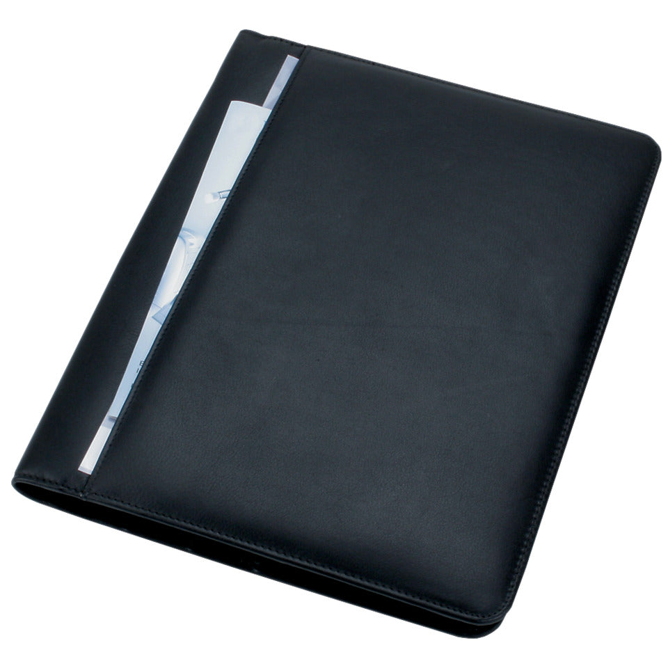 Schreibmappe A4 CREMONA, 260 x 315 x 20 mm, Nappaleder, schwarz ALASSIO 43006 ALASSIO 43006 Cremona