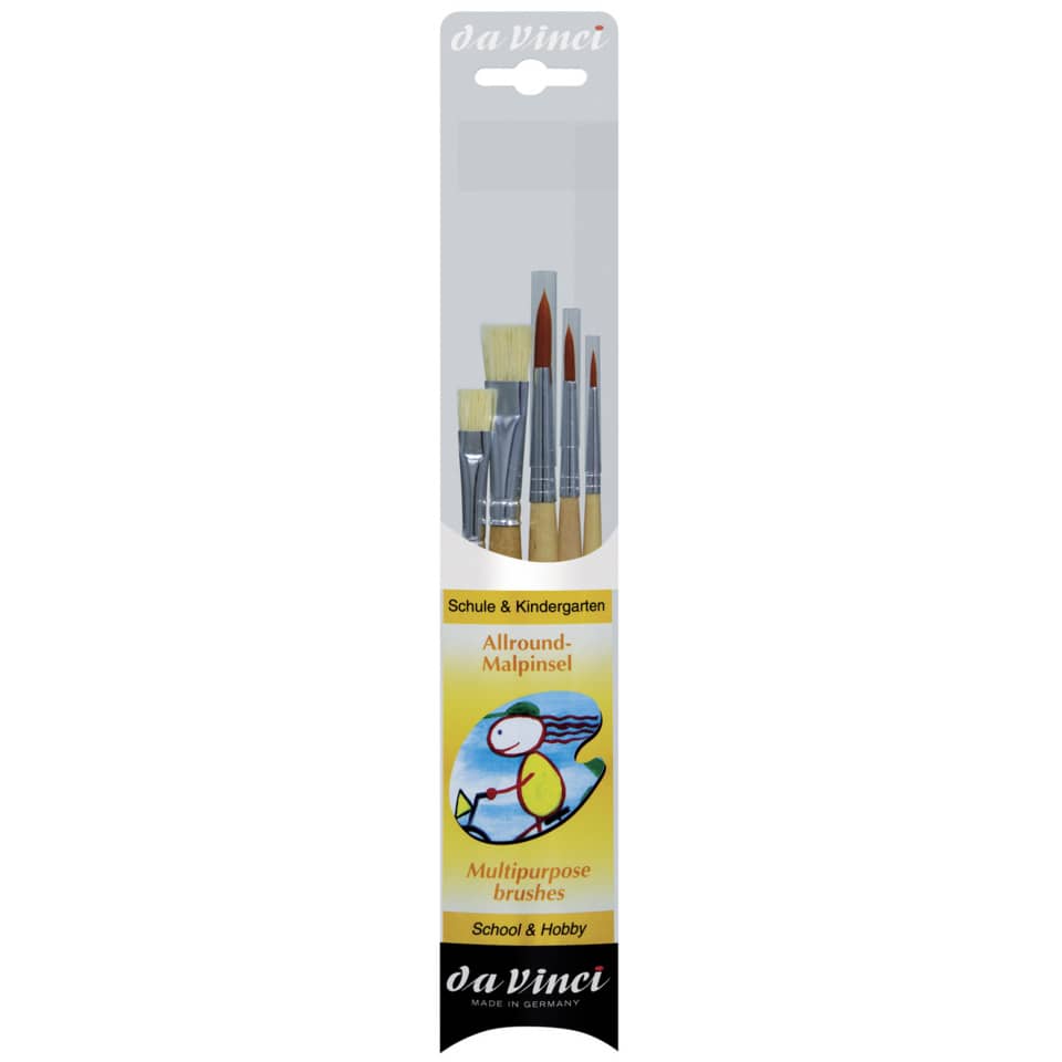 Pinsel-Set Allround-Malpinsel, 5 Stück DA VINCI GH4211 DAVINCI GH4211 5St