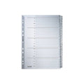 Kartonregister A-Z, A4, Karton, 20 Blatt, grau LEITZ 4328-00-00 LEITZ 4328-00-00 Karton 20tlg.