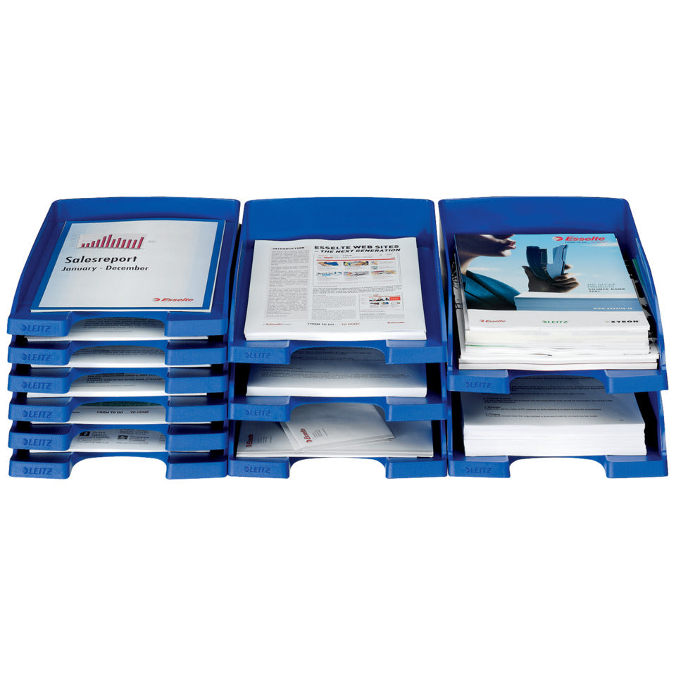 Briefkorb Standard Plus, A4, Polystyrol, blau LEITZ 5227-00-35