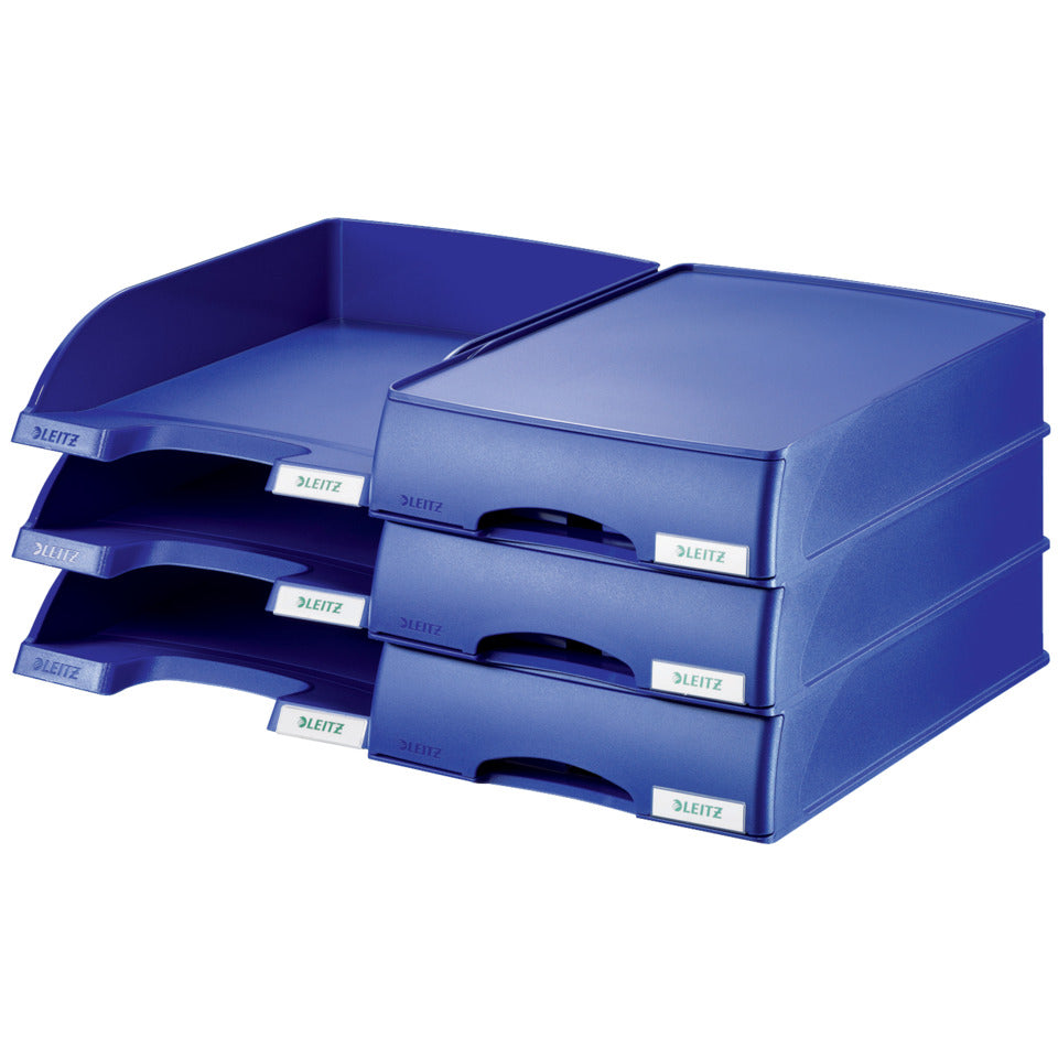Briefkorb Standard Plus, A4, Polystyrol, blau LEITZ 5227-00-35