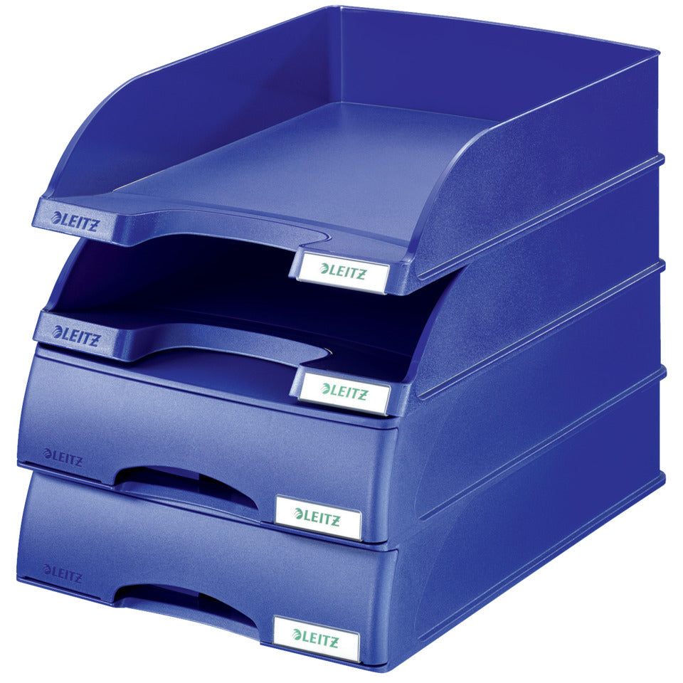 Briefkorb Standard Plus, A4, Polystyrol, blau LEITZ 5227-00-35