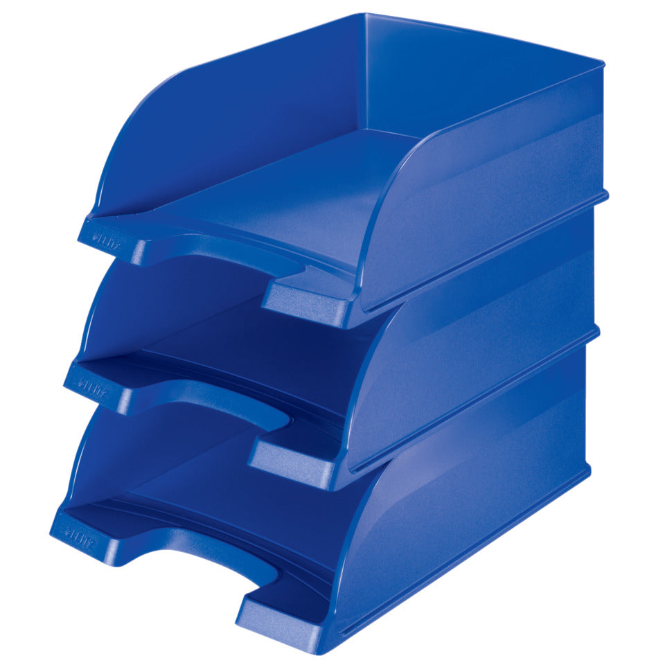 Briefkorb Jumbo Plus, A4, extra hoch, Polystrol, blau LEITZ 5233-00-35