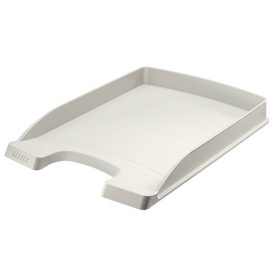 Briefkorb Flach Plus, A4, extra flach, Polystrol, grau LEITZ 5237-00-85