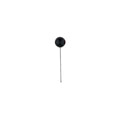 Landkartennadel, Polystyrol (PS)-Kopf, 16 mm, Ø 5 mm, schwarz, 100 Stück ALCO 611 ALCO 611  L.16mm  100St
