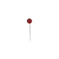 Landkartennadel, Polystyrol (PS)-Kopf, 16 mm, Ø 5 mm, rot, 100 Stück ALCO 612 ALCO 612  L.16mm  100St