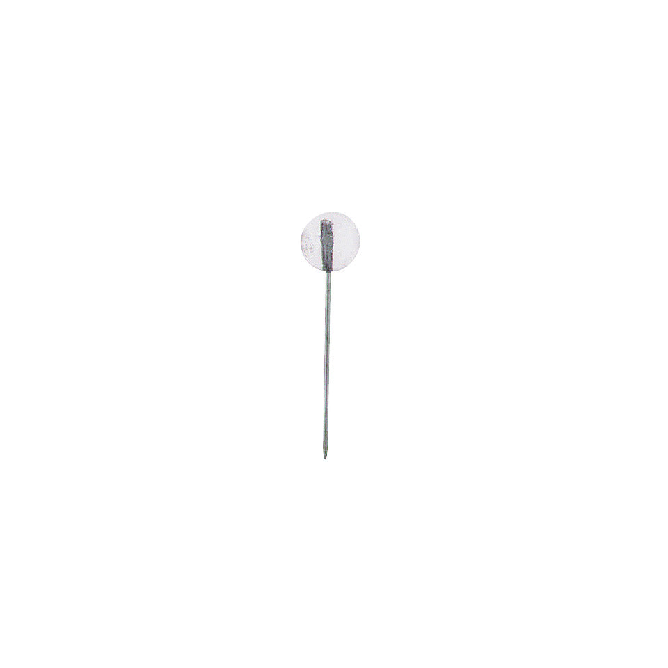 Landkartennadel, Polystyrol (PS)-Kopf, 16 mm, Ø 5 mm, glasklar, 100 Stück ALCO 622 ALCO 622  L.16mm  100St