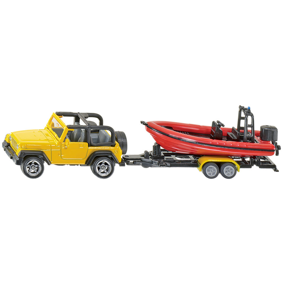 Jeep mit Boot SIKU 1658