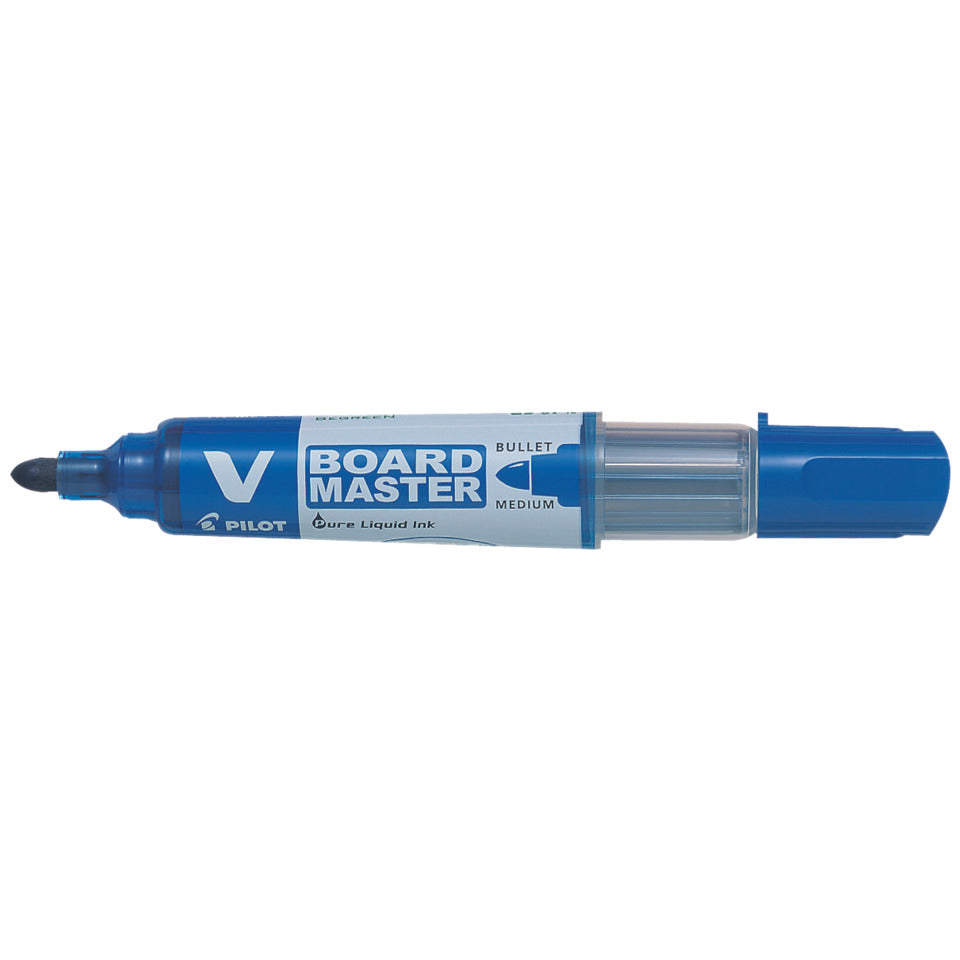 Whiteboardmarker V-Board Master, 2,3mm, Rundspitze, blau PILOT 5080703 PILOT WBMA-VBM-M-L-BG 5080703