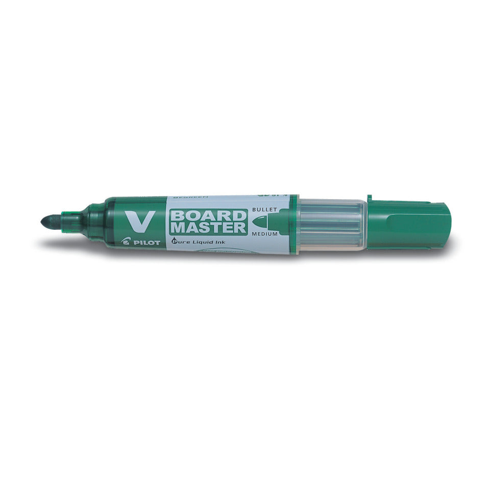 Whiteboardmarker V-Board Master, 2,3mm, Rundspitze, grün PILOT 5080704 PILOT WBMA-VBM-M-G-BG 5080704