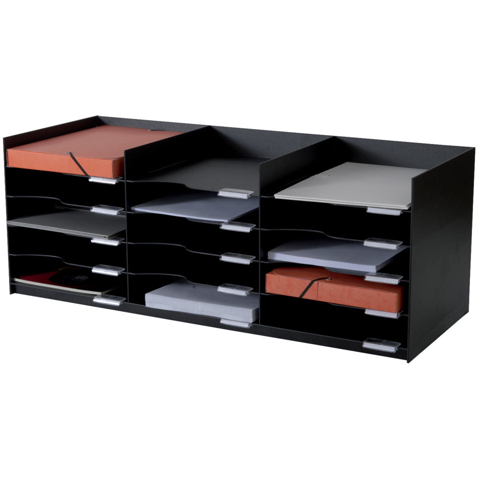 Sortierablage schwarz   15 Fächer PAPERFLOW 535.01 PAPERFLOW 535.01 15 Fächer