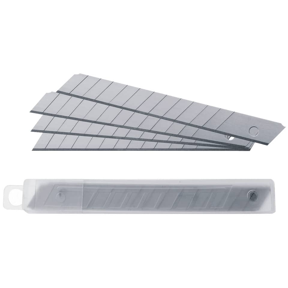 Ersatzklinge, 9 mm, 10 Stück, silber WESTCOTT E-84007 00