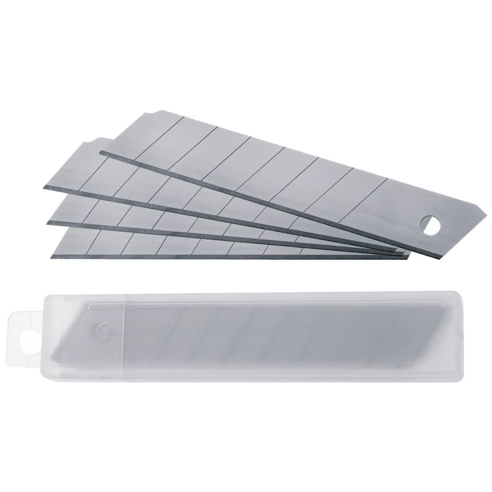Ersatzklinge, 18 mm, 10 Stück, silber WESTCOTT E-84008 00