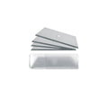 Ersatzklinge, 18 mm, 10 Stück, silber WESTCOTT E-84020 00