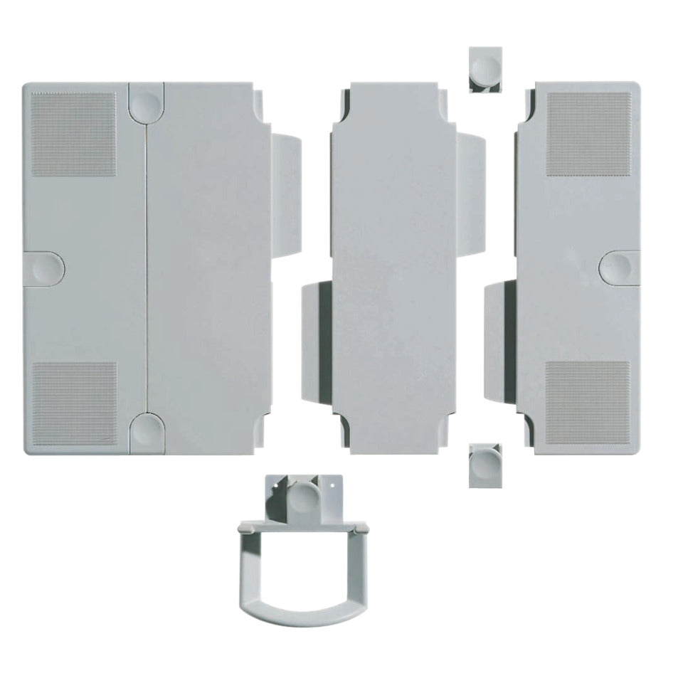 Erweiterungsplatten 2 Stück grau NOVUS 795+0902+000