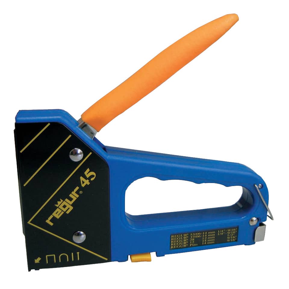 Heftpistole Tacker, blau/gelb DR. GOLD R-45 DR. GOLD R-45 Regur