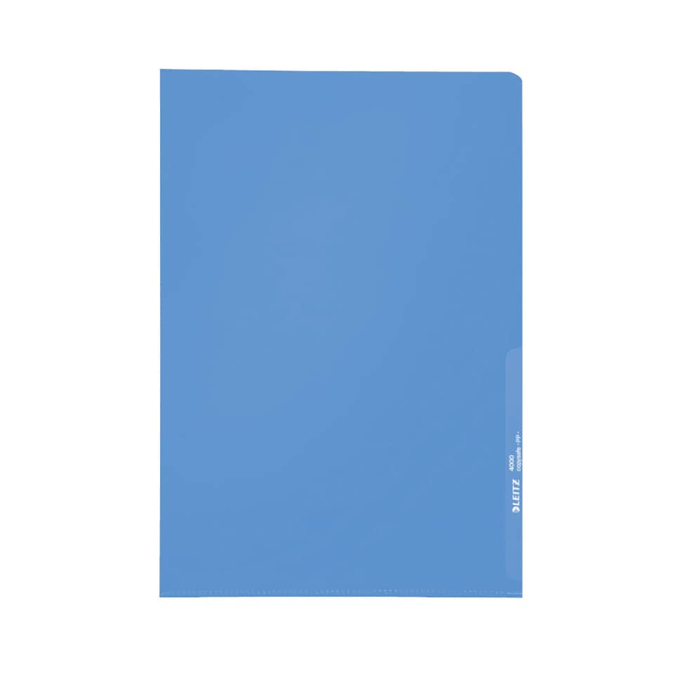Sichthülle Standard, A4, PP, genarbt, dokumentenecht, blau LEITZ 4000-00-35 LEITZ 40000035 PP