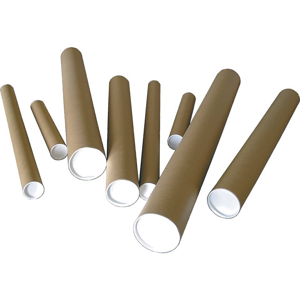 Versandrohr, Ø50x750mm, 24 Stück, braun COLOMPAC 30001358 30001358 24ST