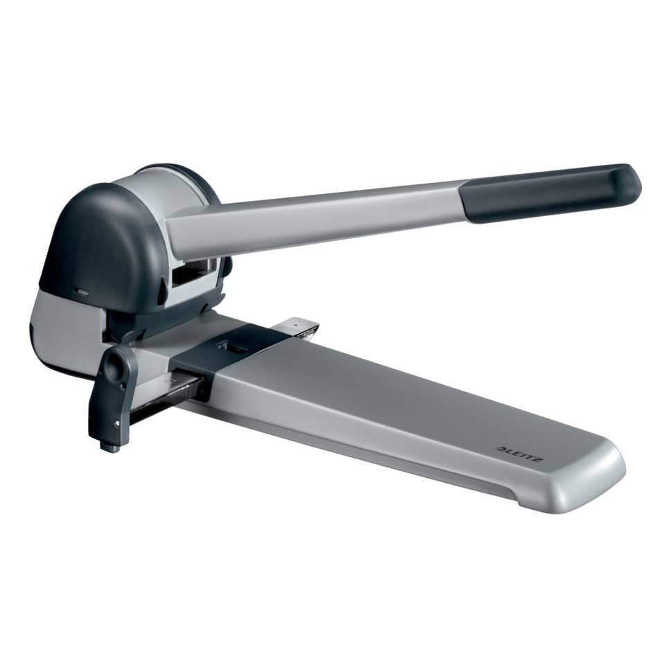 Superlocher, 250 Blatt, Anschlagschiene, Aluminium, silber LEITZ 5182-00-84