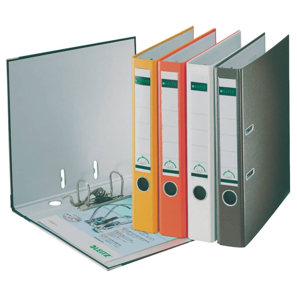 Qualitäts-Ordner 180° Plastik, A4, 52mm, weiß LEITZ 1015-50-01 LEITZ 1015-50-01 180° Mechanik