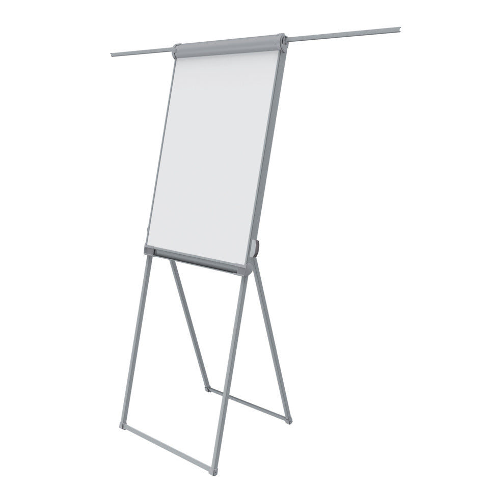 Flipchart PRO, Vierbeinstativ, Stahl, 2 ausklappbare Arme, höhenverstellbar, 67 x 95cm, hellgrau FRANKEN FC84 FRANKEN FC84 Pro