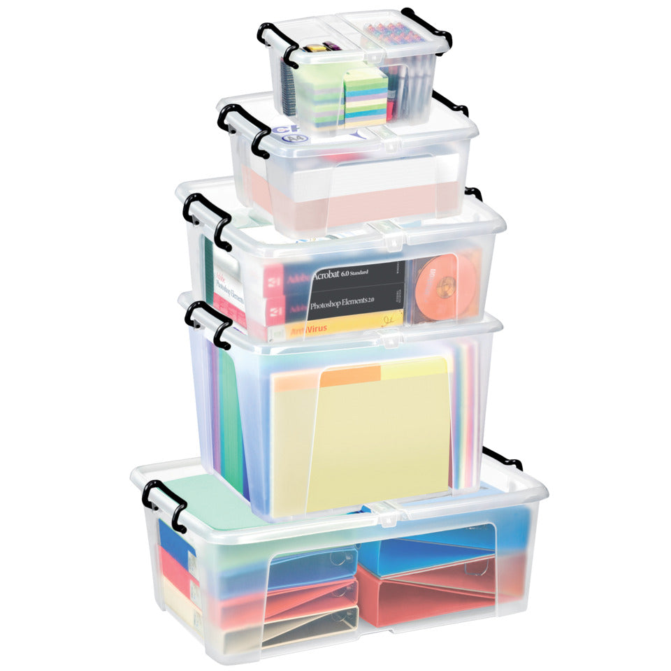 Aufbewahrungsbox Strata, 50l, transparent STRATA 2006750110 STRATA HW675 2006750110  50 L