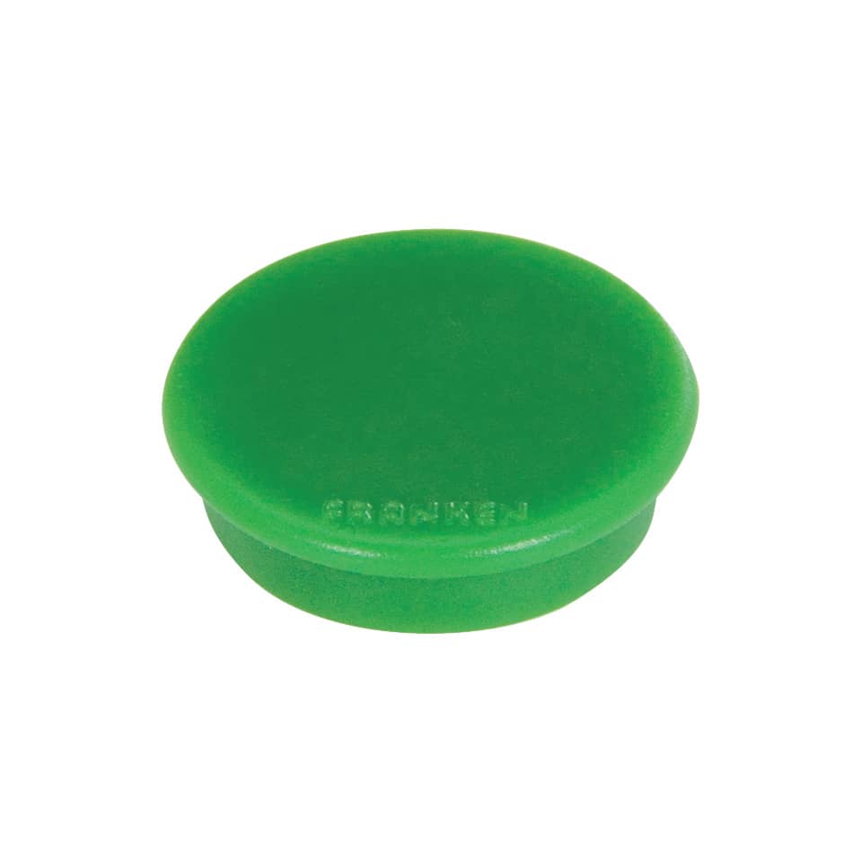 Magnet rund, 13 mm, 100 g, 10 Stück, grün FRANKEN HM10 02 FRANKEN HM10 02   D13 mm
