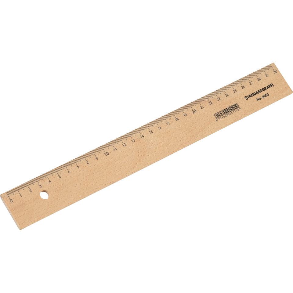 Holzlineal, 30cm M+R 719300000 M+R 719300000/9063