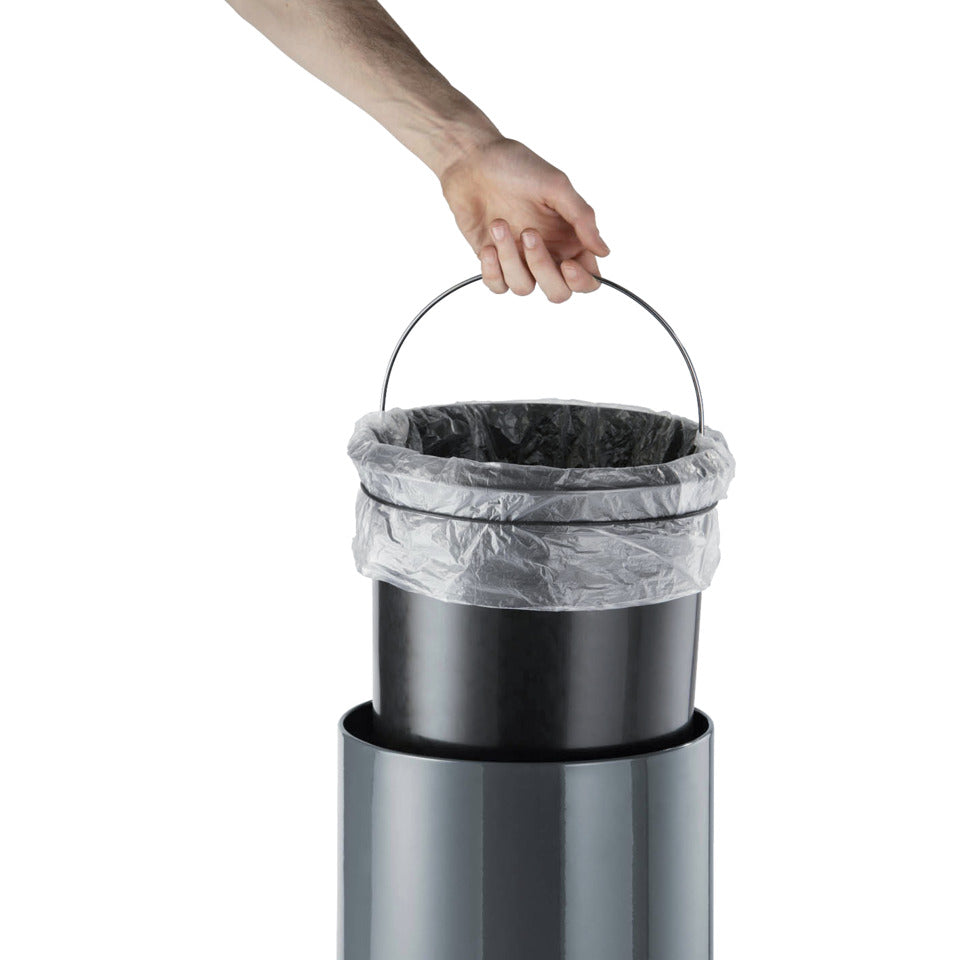 Treteimer rund, 5L, Edelstahl, anthrazit DURABLE 3410 58 DURABLE 3410 58 Metall
