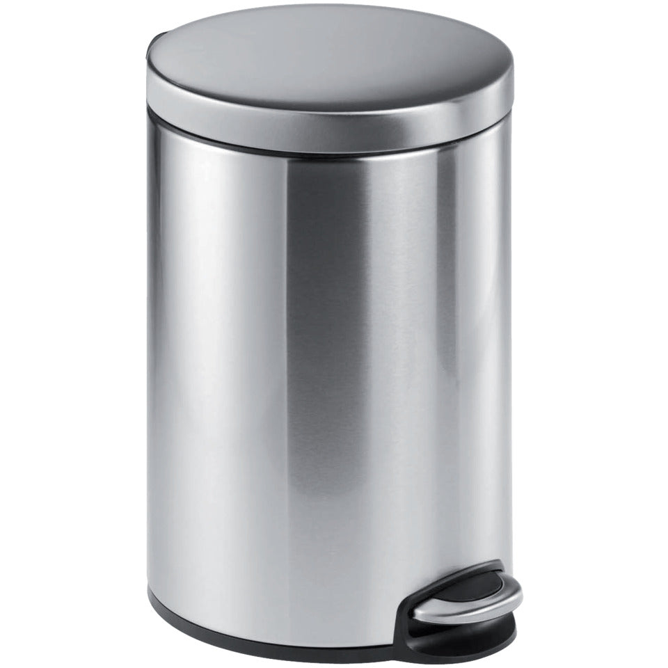 Treteimer rund, 12L, Edelstahl, metallic silber DURABLE 3401 23 DURABLE 3401 23 Edelstahl