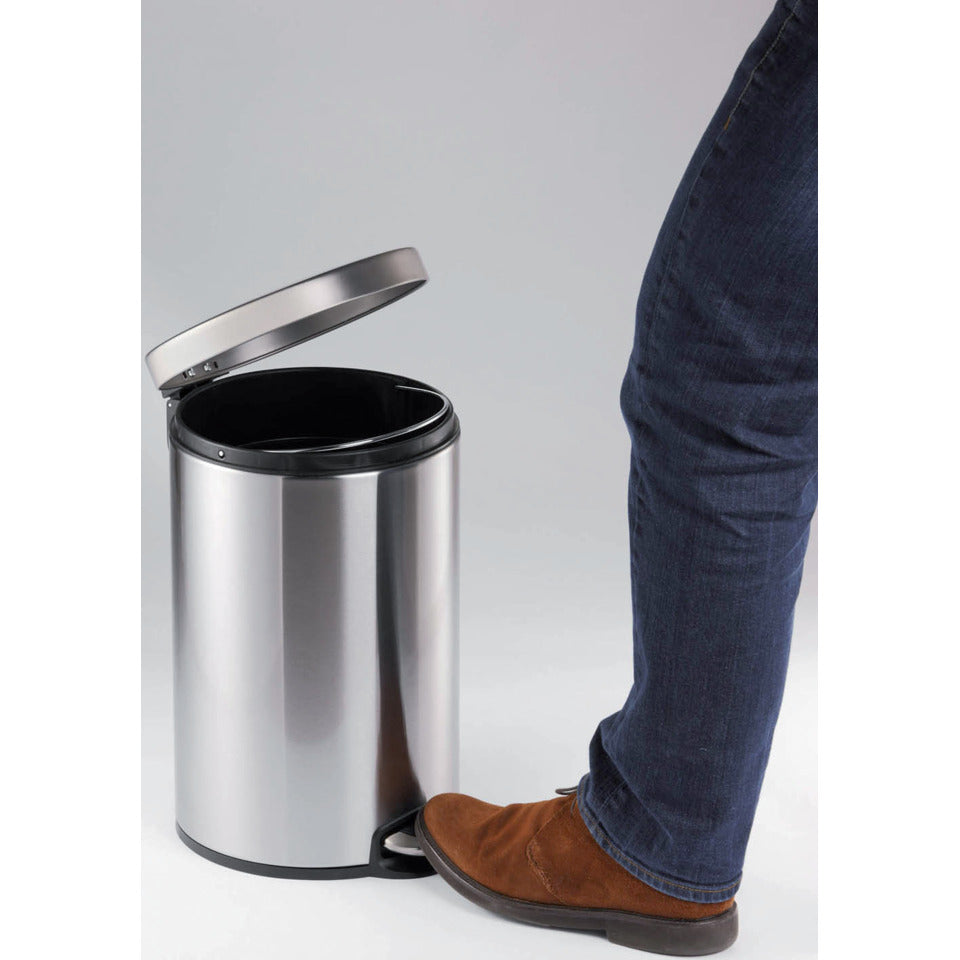 Treteimer rund, 20L, Edelstahl, metallic silber DURABLE 3402 23 DURABLE 3402 23 Edelstahl