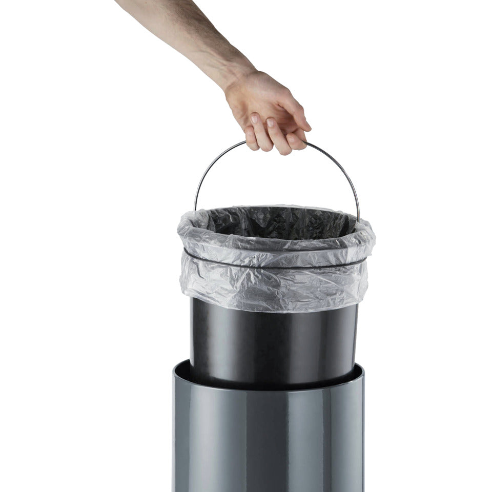 Treteimer rund, 20L, Edelstahl, anthrazit DURABLE 3412 58 DURABLE 3412 58 Metall