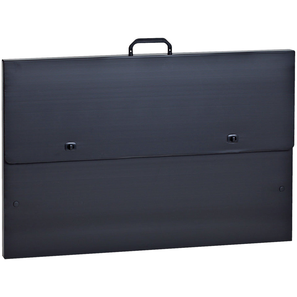 Zeichenkoffer, PP, mit Tragegriff und 2 Verschlüssen, schwarz, für DIN A3 RUMOLD 370204 RUMOLD 370204 520x40x380mm