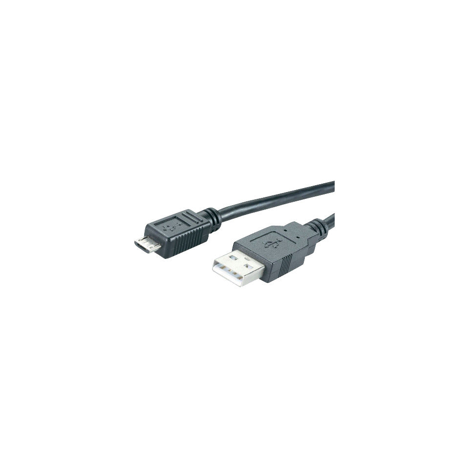 Ladekabel Smartphone schwarz   MicroUSB MEDIARANGE MRCS138 MEDIARANGE MRCS138 MicroUSB