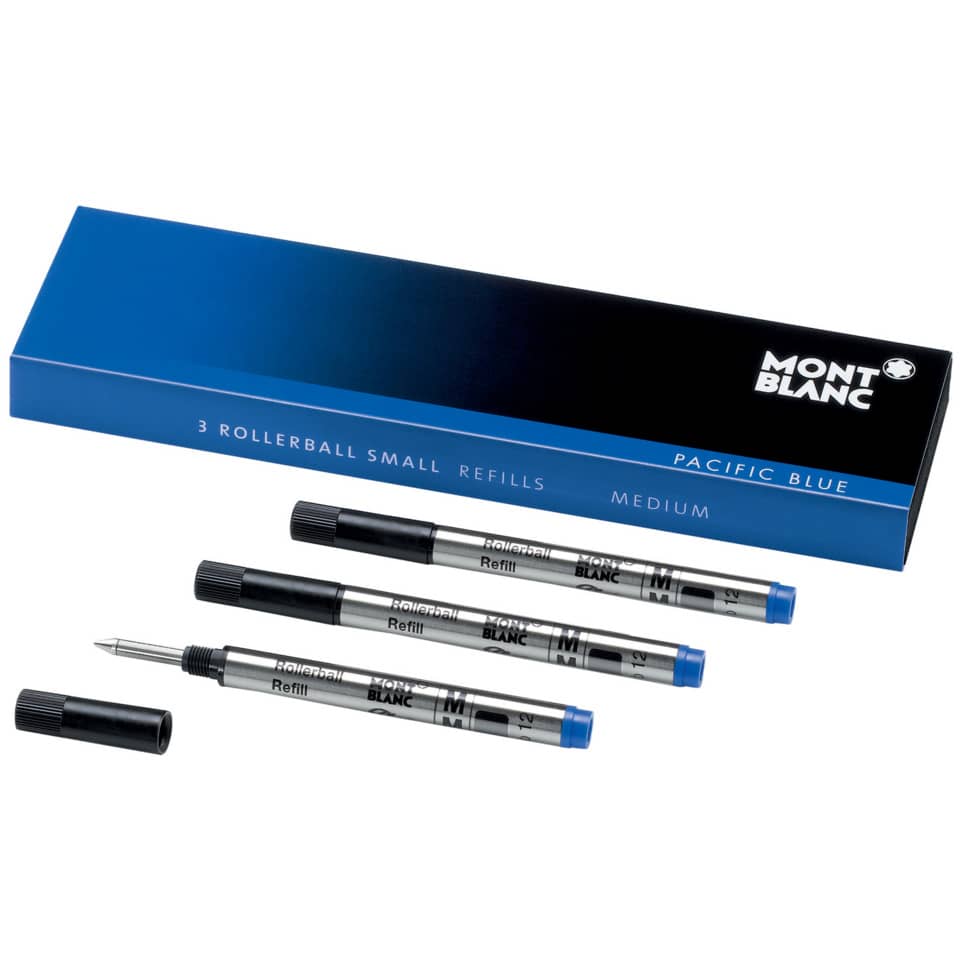 Tintenrollermine small M, 3 Stück, blau MONT BLANC MB128241 MONTBLANC MB128241/124505 Mozart