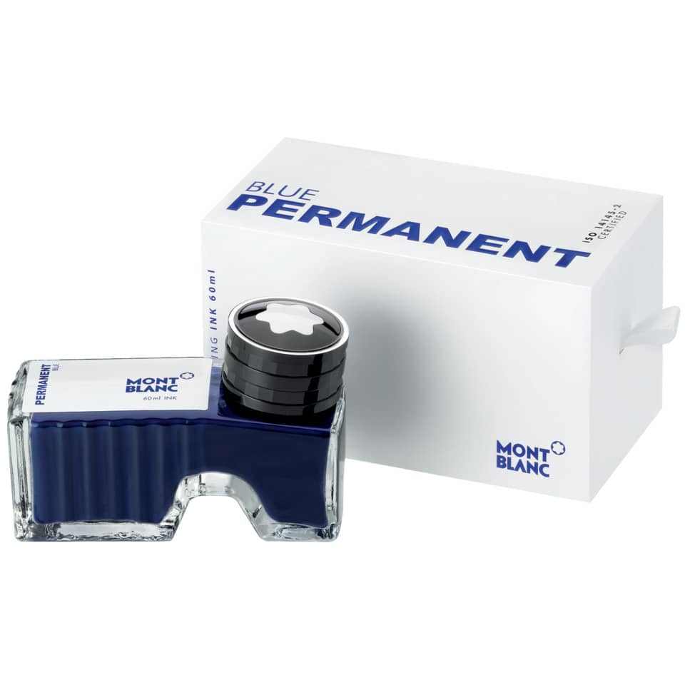 Tintenglas dokumentenecht, 60ml, blau MONT BLANC MB128195 MONTBLANC MB128195/107756 Doku Echt