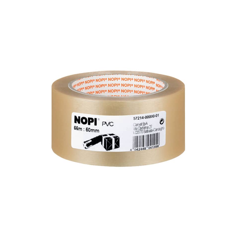 Packband Pack PVC, 66 m x 50 mm, transparent NOPI 57214-00000-01 NOPI 57214-00000-01  PVC