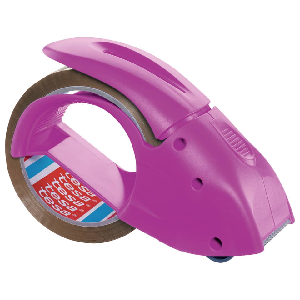 Packband-Handabroller Pack' n' Go+1 Rolle, pink TESA 51113-00000-00