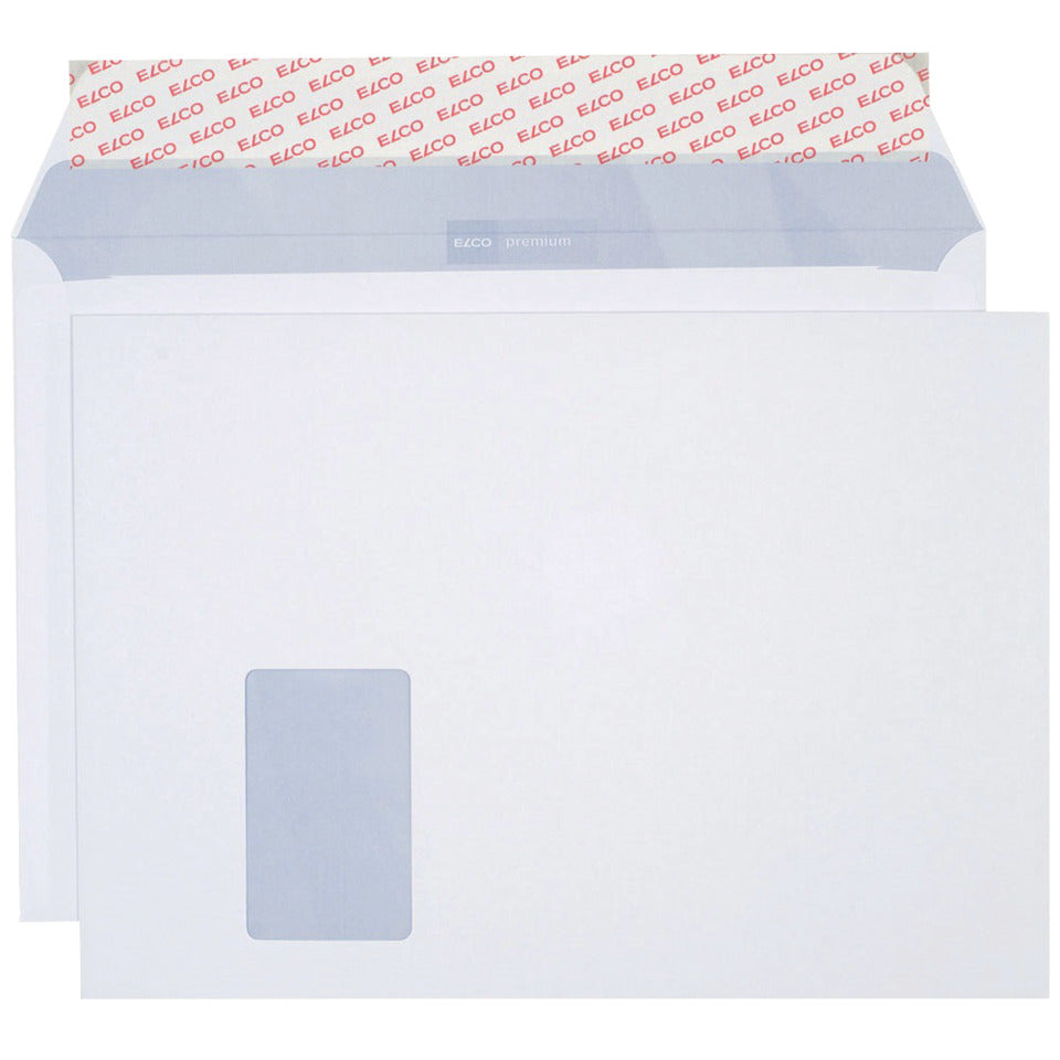 Briefumschlag Premium mit Fenster, C4, 120g/m², haftklebend, 250 Stück, weiß ELCO 34799 ELCO 34799 Office Box 250ST