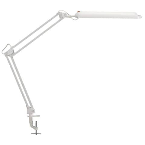 LED-Tischleuchte MAULatlantic - weiß, Klemmfuß