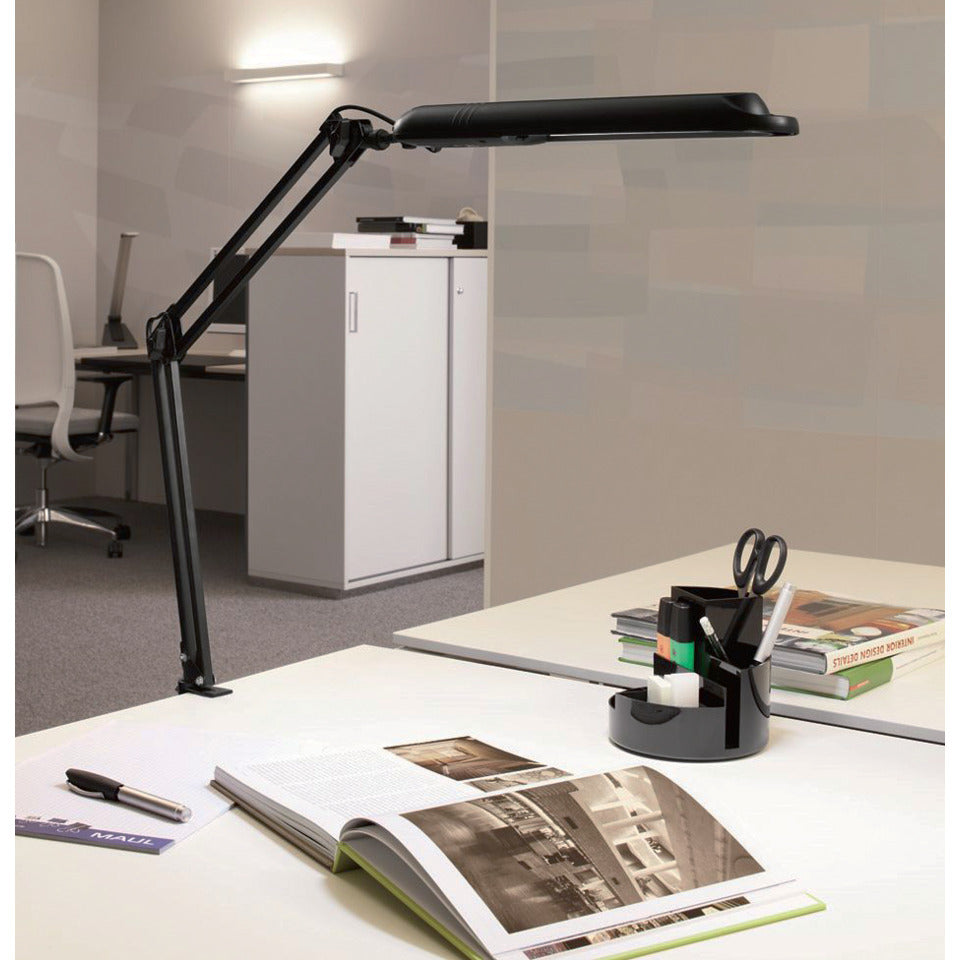 Tischleuchte LED MAULatlantic, Klemmfuß, 6500 Kelvin, schwarz MAUL 82035 90 MAUL 82035 90 atlantic
