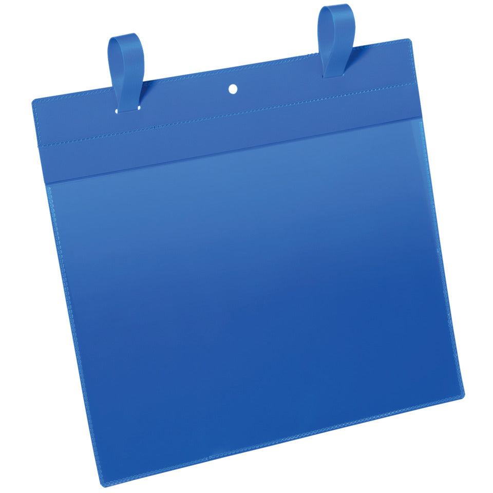 Gitterboxtasche mit Lasche, DIN A4 quer, PP, dokumentenecht, dunkelblau, 50 Stück DURABLE 1751 07 DURABLE 1751 07 A4quer