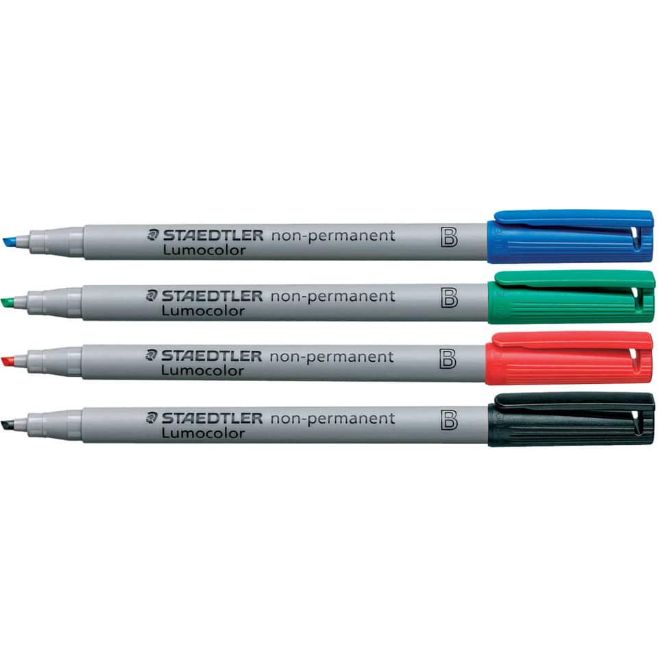 Folienstift Lumocolor® non-permanent, ca. 1.0 mm oder 2.5 mm, blau STAEDTLER 312-3 STAEDTLER 312-3 nonperm.