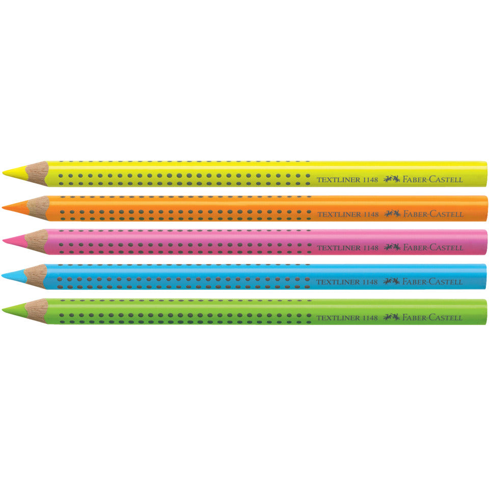 Jumbo Grip Neon Textliner, leuchtgelb FABER CASTELL 114807 FABER CASTELL 114807 Textliner