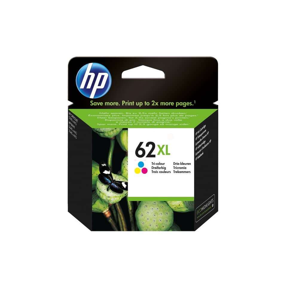 Inkjetpatrone Nr. 62XL 3.-fbg. HP C2P07AE