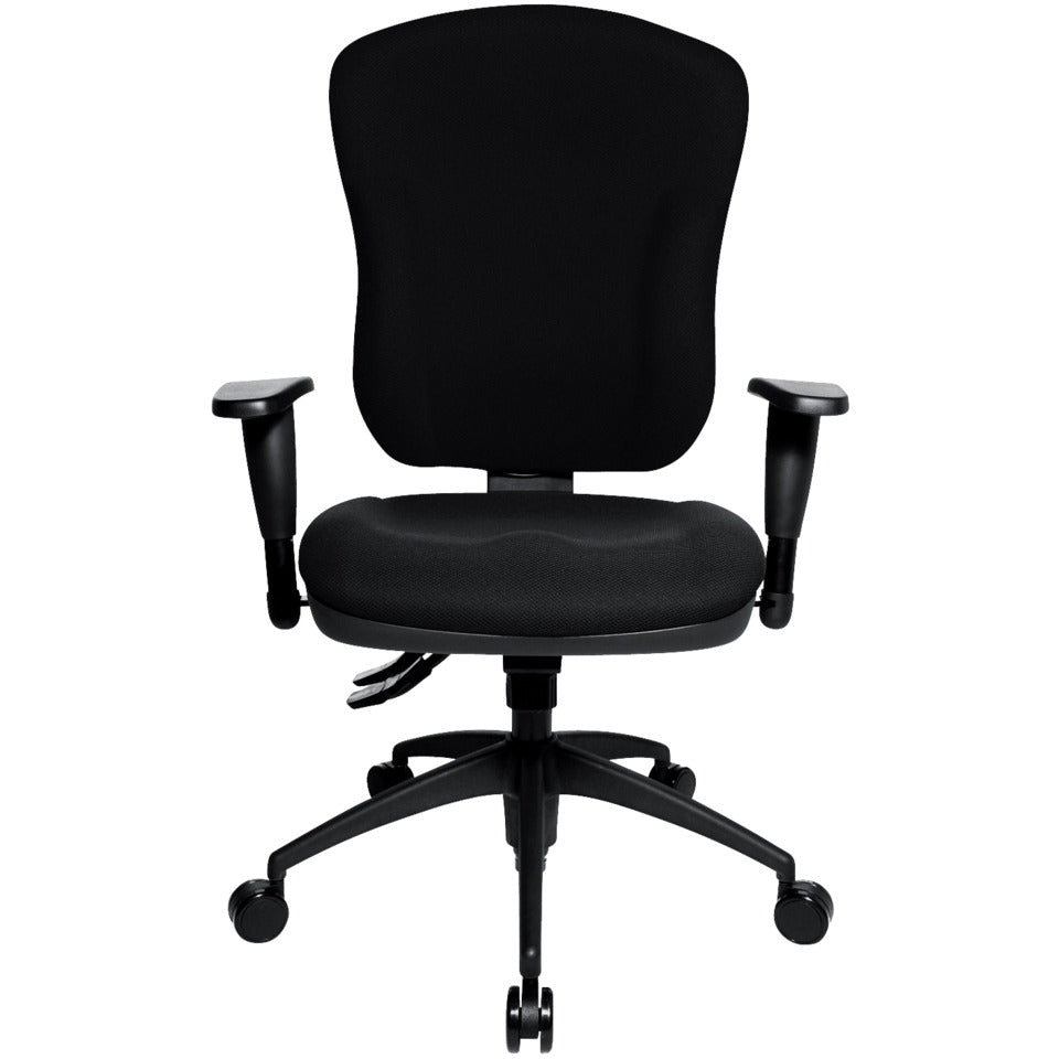 Drehstuhl mit Armlehnen, weiche Rollen, schwarz TOPSTAR 8060KBC0H TOPSTAR 8060KBC0H w.Roll.