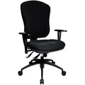 Drehstuhl mit Armlehnen, weiche Rollen, schwarz TOPSTAR 8060KBC0H TOPSTAR 8060KBC0H w.Roll.