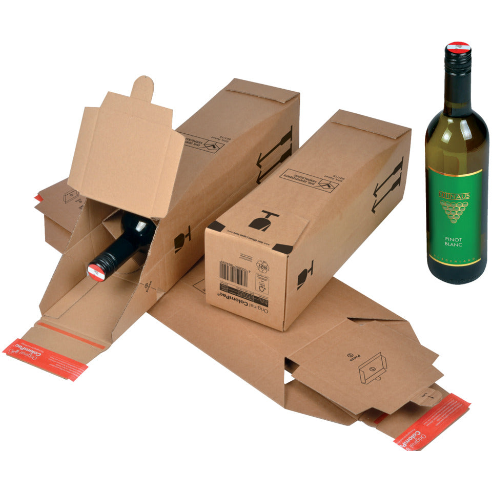 Flaschenkarton für 1 Flasche COLOMPAC 30017890 COLOMPAC 30017890 Karton.