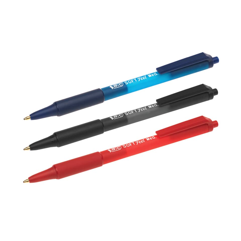 Druckkugelschreiber Soft Feel®, 0,4 mm, blau BIC 8373982 BIC 8373982/837391 Clic